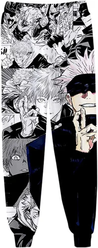 Miniatura 2 de SIAOMA Casual Anime 3D Print Sweatpants Unisex Elastic Waist Jogger Pants