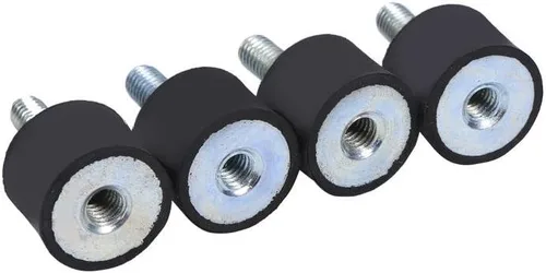 Aislador de vibraciones de goma, soportes antivibración duraderos, paquete de 4 para barcos automotrices, aplicaciones de maquinaria industrial,