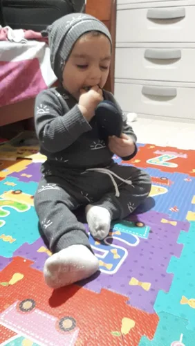 Miniatura 105 de Conjunto de 3 piezas de ropa de bebé recién nacido con estampado de manga larga + pantalones + sombrero