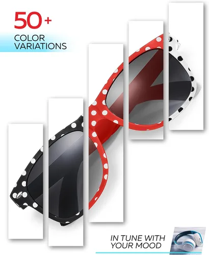 Miniatura 108 de Retro Rewind Lentes de sol para niños y niñas de 3 a 12 años, inastillables, UV400, lentes de sol para niños pequeños