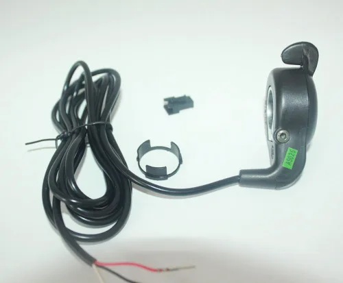 Miniatura 6 de 24 V/36 V/48 V bicicleta eléctrica E-Bike Pulgar Control de velocidad del acelerador Twist Gas Acelerador Scooter Accelerator Pulgar de base simple