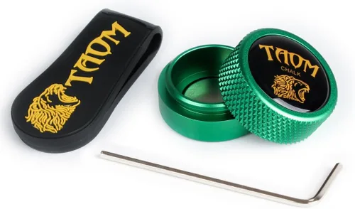Miniatura 49 de TAOM - Soporte para tiza de billar, herramienta práctica redonda, accesorios de billar, mini estuche magnético para punta de tiza, contenedor