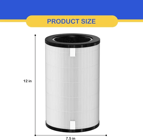 Miniatura 5 de AP-T40FL - Filtro de repuesto True HEPA compatible con 1461901 Homedics Total Clean 5 en 1 purificador de filtro de aire, AP-T40 AP-T45WT AP-T40WT