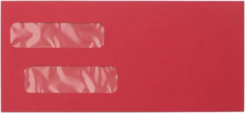 Miniatura 9 de LUXPaper Sobres de factura de doble ventana, despegar y prensar, 4 1/8 pulgadas x 9 1/8 pulgadas, bolsa de comestibles marrón, 70 libras, texto