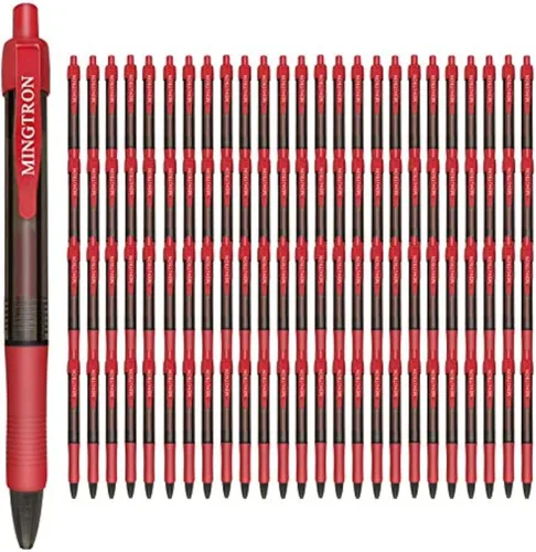 Miniatura 8 de Paquete de 100 bolígrafos de gel de punta fina, tinta negra, sin manchas, apto para manos izquierdas, clic y retráctil, escritura suave, 0.020 in