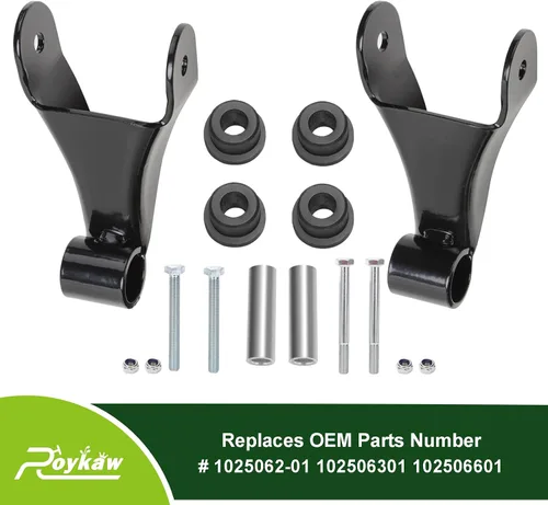 Miniatura 2 de Roykaw Club Car - Kit de grillete trasero con buje y manguitos para modelos de carrito de golf eléctrico y gas precedente 2004 en adelante