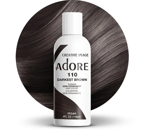 Miniatura 84 de Adore Tinte de Cabello Semipermanente (052 French Cognac) Tinte para el Cabello Castaño Vegano y sin Crueldad Animal Sin Amoníaco, Sin Peróxido