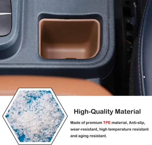 Miniatura 3 de Aunginsy Soporte para tazas de automóvil, almohadilla de ranura de almacenamiento trasera compatible con Ford Maverick 2022-2024, soporte para tazas