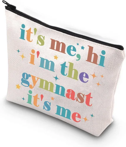 TSOTMO Gimnasta equipo de gimnasia regalo regalo de graduación de gimnasta "It's Me, Hi I'm the Gymnast It's Me", bolsa de regalo para mujeres,