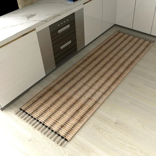 Miniatura 25 de Eco Crave Alfombra de pasillo de yute de 2,6 x 8 pies – Alfombra de diseño geométrico 100% natural de yute trenzada a mano, alfombra de acento