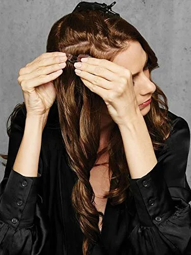 Miniatura 4 de Kit de extensión ondulado de 3 piezas de 18 pulgadas, color R25 Jengibre Rubio – HairDo Hairpieces Tru2Life resistentes al calor, sintéticas