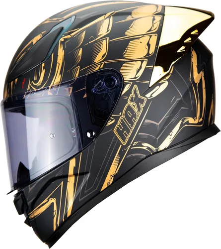 Miniatura 11 de HAX Onix - Cascos de motocicleta de cara completa aprobados por DOT, listo para Pinlock y ranura para intercomunicador, motocicleta Powersports
