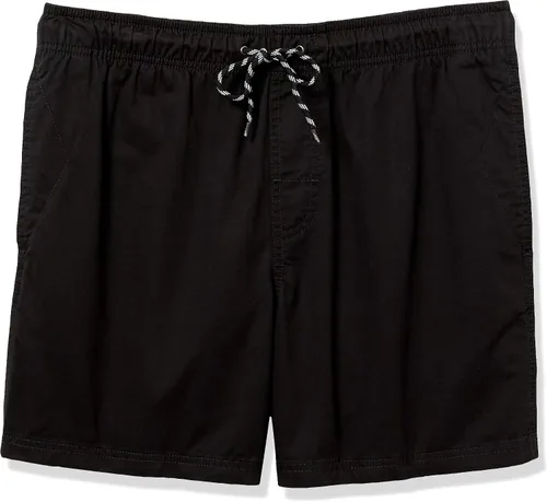 Miniatura 4 de Tienda Essentials Pantalones cortos con cordón de entrepierna de 6 pulgadas para hombre