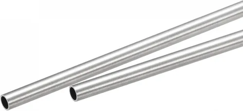 Miniatura 26 de uxcell Tubo de acero inoxidable 316, tubo de 0.039 in de diámetro exterior de 0.006 in de grosor de pared de 9.843 in de longitud, 2