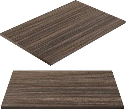 Miniatura 15 de Kaboon Mesa universal de 24 x 24 pulgadas, paquete de 2, solo encimera reversible de melamina, uso doméstico o comercial en interiores, 1 pulgada
