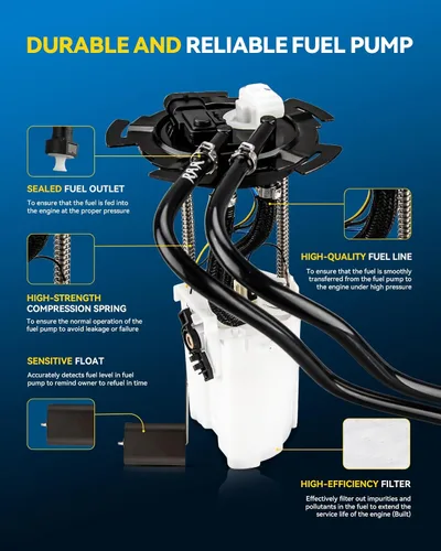 Miniatura 100 de PHILTOP FG1538 Conjunto de Bomba de Combustible Eléctrica con Unidad de Envío Compatible con Nissan Versa 1.6L Sedán/N17X 2012-2019, 2014-2019 Versa