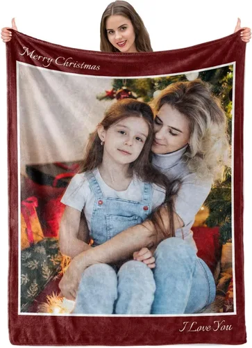 Miniatura 35 de Manta personalizada con imagen, mantas personalizadas para adultos y niños, manta de fotos personalizable, mantas personalizadas como regalo para 5