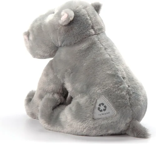 Miniatura 5 de Juguete de peluche de hipopótamo The Petting Zoo, regalos para niños, animales salvajes del zoológico, juguete de peluche de hipopótamo 12 pulgadas