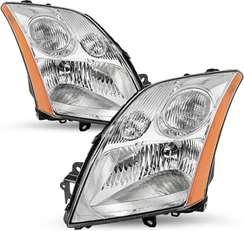 Miniatura 9 de SOCKIR Conjunto de faros delanteros compatible con bombillas Nissan Sentra 2007-2009 incluidas, faro negro para el lado del pasajero y del conductor