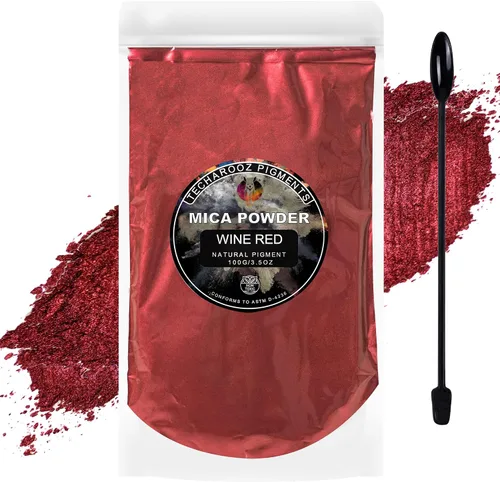 Miniatura 11 de Polvo de mica verde malaquita para resina epoxi, 3.5 onzas, bolsa sellada, pigmento en polvo de 2 tonos para brillo de labios, uñas, colorante