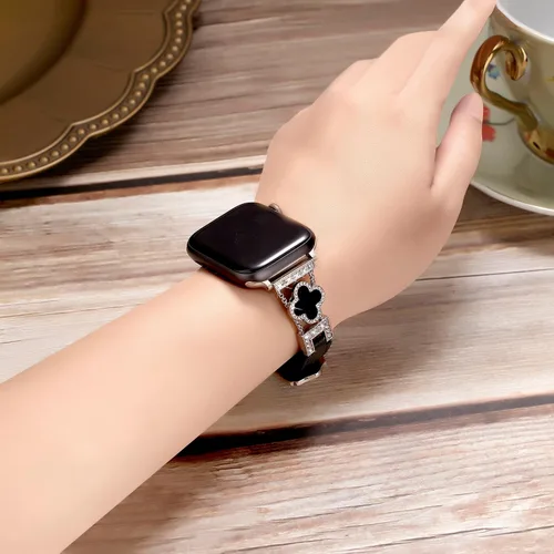 Miniatura 2 de Correa de cuero compatible con Apple Watch de 1.496 pulgadas, 1.575 pulgadas, 1.614 pulgadas, 1.654 pulgadas, Series 10 9 8 SE 7 6 5 4 3 2 1 1