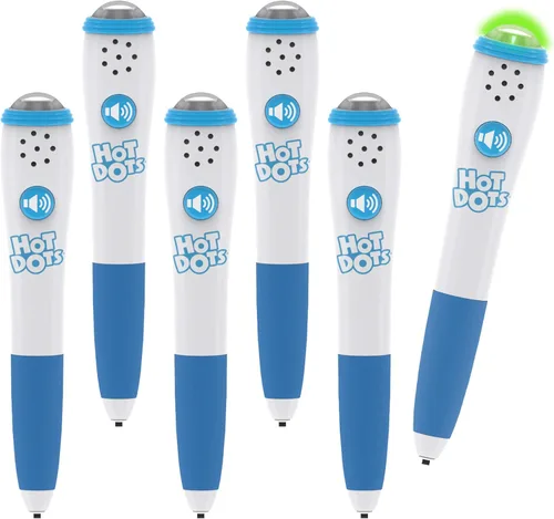 Miniatura 7 de Educational Insights Hot Dots Bolígrafo interactivo con luz, bolígrafo individual, aprendizaje interactivo, compatible con cualquier set Hot Dots