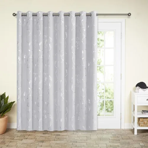 Miniatura 83 de BUHUA Cortinas Opacas de 63 Pulgadas de Largo, 2 Paneles con Aislamiento Térmico, Tratamiento de Ventana para Dormitorio, Cortinas Oscurecedoras