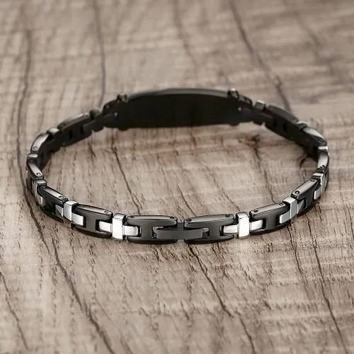 Miniatura 27 de LinnaLove Lady Medical Alert - Pulseras médicas de acero inoxidable para mujer, 7.5 pulgadas
