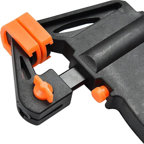 Miniatura 7 de Paquete de 2 abrazaderas y esparcidores de barra de liberación rápida de 6 pulgadas, abrazadera de gatillo resistente para carpintería, bricolaje