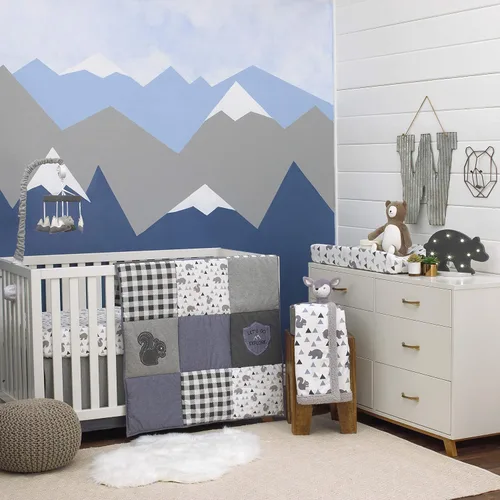 Miniatura 4 de NoJo - Arte de pared con cabeza de oso en forma de alambre de cobre metálico, arte de pared para guardería, decoración de habitación infantil, arte