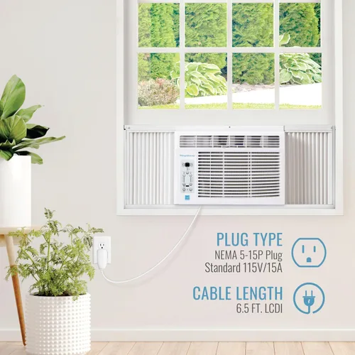Miniatura 9 de Energy Star 6,000 BTU - Aire acondicionado para ventana con mando a distancia LCD Follow Me