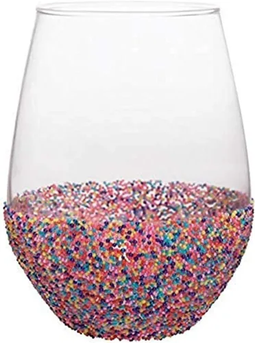 Miniatura 13 de Slant Collections Copa de vino de regalo sin tallo, 20 onzas, se llama cuidado personal