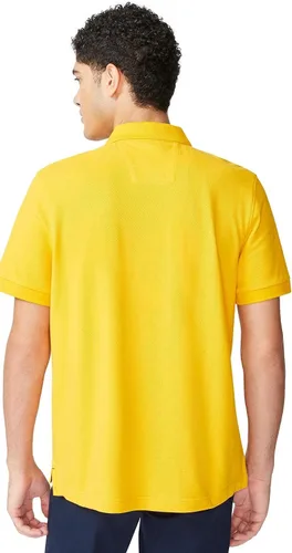 Miniatura 148 de Nautica playera polo clásica de mangas cortas, color sólido, para hombre
