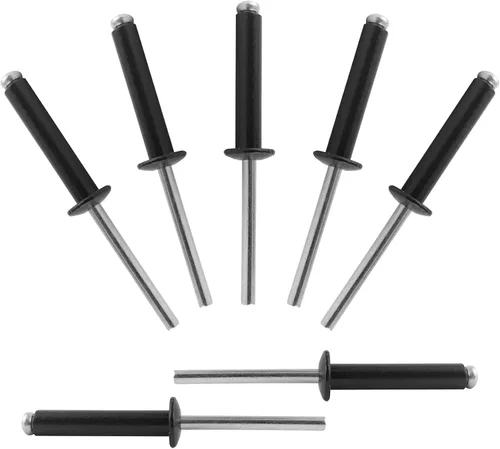 Miniatura 22 de ALLCLEAN 50 piezas de remaches ciegos profesionales de acero inoxidable de 1/4" x 1/2", remaches POP de 6,4 x 12 mm, agarre y mandril de acero