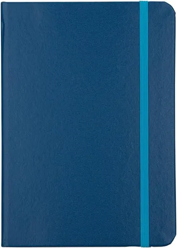 Miniatura 26 de JAM Papel® - anotadores de tapa dura revestido con cierre de banda elástica, Azul L Azul / Patchwork