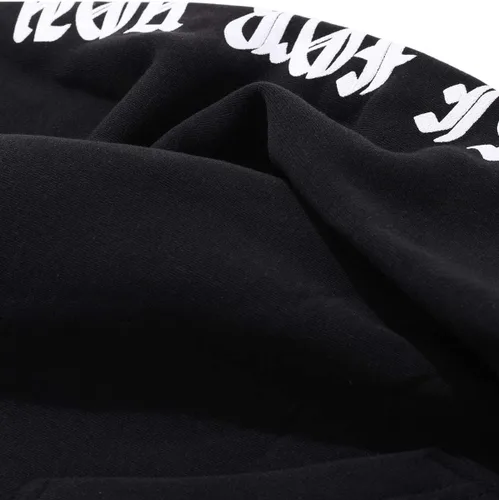 Miniatura 5 de ZAFUL Sudadera con capucha para hombre, con estampado de letras rosas, con cordón, unisex, de vellón, con estampado de letras