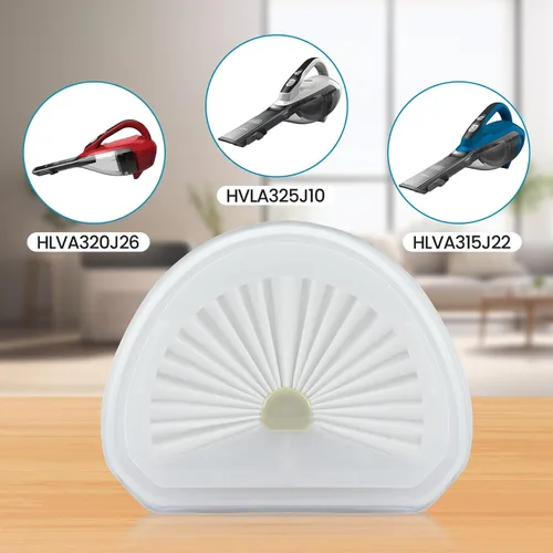 Miniatura 5 de Paquete de 9 filtros de repuesto para aspiradora de mano inalámbrica Black + Decker Dustbuster AdvancedClean VLPF10 HLVA320J26 HLVA325J10