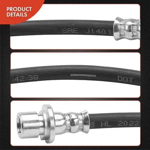 Miniatura 5 de A-Premium Mangueras hidráulicas para freno trasero del conductor y del pasajero compatibles con modelos seleccionados de Honda - CR-V 1997 1998 1999