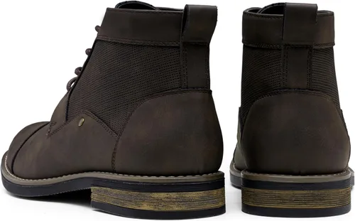 Miniatura 5 de Jousen Mens Boots Retro Casual Boots for Men Cap Toe Boots for Men
