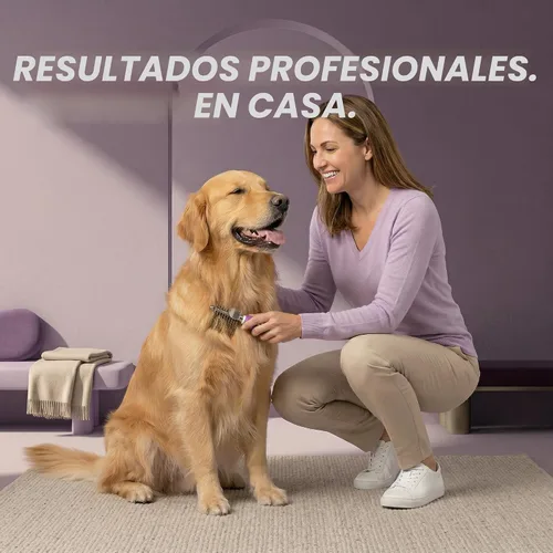 Miniatura 8 de Poodle - Peine Rastrillo Desenredante para Perros y Gatos - Cuchillas Largas de Acero de Seguridad de 2.5" Peine de Metal para Desenredar Pelo