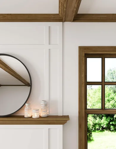 Miniatura 2 de ORNAMENTAL Mantel Chelsea Oak de 5 pies