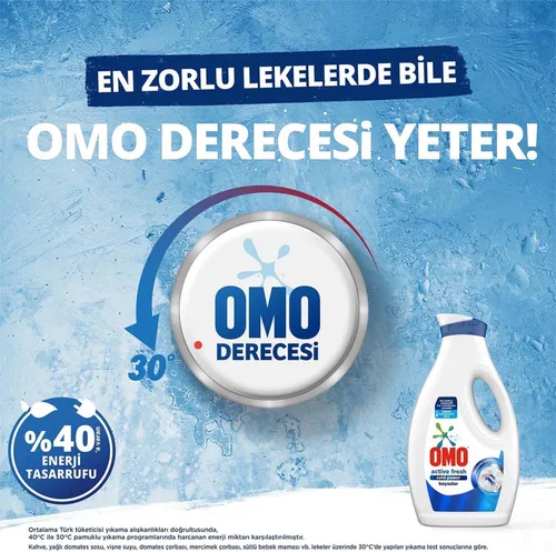 Miniatura 5 de Omo Detergente fresco activo líquido blanco 1690mL