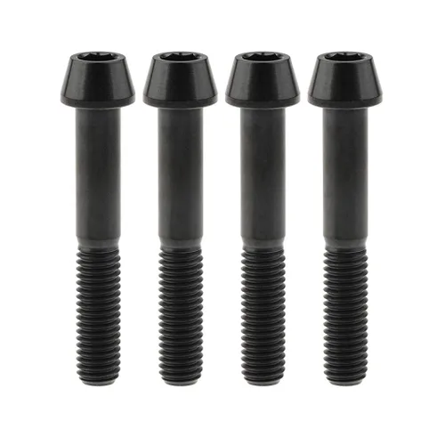 Miniatura 26 de Tornillos de titanio Ti M8 x15 20 25 30 35 40 45 50 60 2.756 in 0.049 in de paso hexagonal Allen Tornillos de cabeza hueca paquete de 4