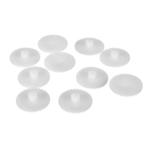 Miniatura 9 de Othmro 50pcs Engranajes de plástico 9 dientes Modelo 092A Reducción engranajes de gusano plástico para RC coche robot motor