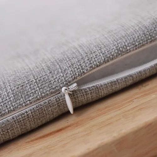Miniatura 5 de Cojín de asiento con infusión de gel para efecto refrescante, cómoda silla de lino y algodón, alivia el dolor, diseño de correa de presión, espuma