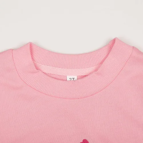 Miniatura 104 de Sudaderas para niñas pequeñas, cuello redondo, sin botones, de manga larga, para invierno, casual, ropa 2T-7T, Dinosaurio
