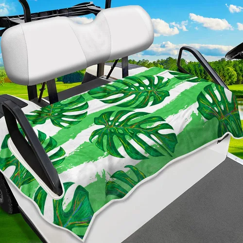 Fundas para Asientos de Carrito de Golf, Manta Única de Toalla para Asiento de Carrito de Golf para Todos los EZGO, Yamaha, Club Cars, Icon y Más