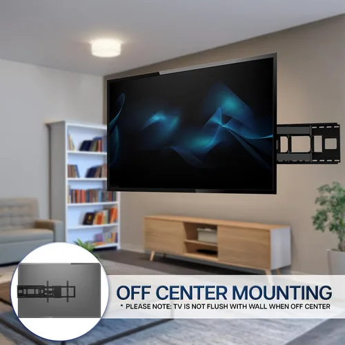 Miniatura 4 de VIVO MOUNT-VW085L soporte de pared articulado para TV de pantalla grande de 43 a 85 pulgadas, para pantallas LCD LED planas y curvas, brazo largo