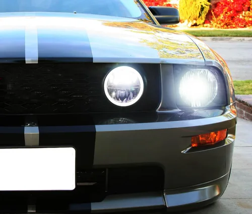 Miniatura 6 de iJDMTOY Reemplazo de lámpara antiniebla de conducción de alta potencia de 30 W, estilo de carreras de rally de carreras, con anillo de halo LED