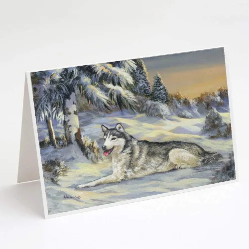 Miniatura 237 de Caroline's Treasures PPP3013GCA7P - Tarjetas de felicitación y sobres para mascotas de Basset Hound Teacher, paquete de 8 tarjetas en blanco